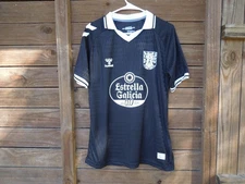 Celta Vigo black special edition soccer jersey, large, Hummel