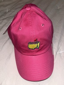 The Masters 2022 Augusta National Club Embroidered Logo Hat Cap Rose Pink NWT ANWA Logo Hat – Green Jacket Gear main image 3