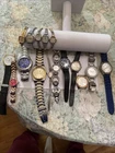Vintage Lot Of 16 Watches Bulova , Timex ,Alpha Etc Parts