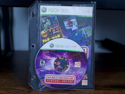 Namco Museum: Virtual Arcade (Microsoft Xbox 360, 2008) Disc & Manual Only