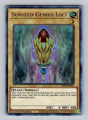 Sunseed Genius Loci GFTP-EN014 Ghosts From the Past Yu-Gi-Oh 1st