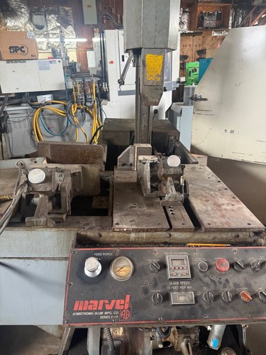 Marvel Model V10A2 Automatic Vertical Bandsaw Tilting Power Auto Feed Head Vise