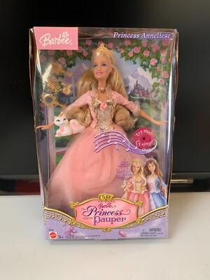 2004 Princess And The Pauper Princess Anneliese Barbie B5768 Mattel NRFB