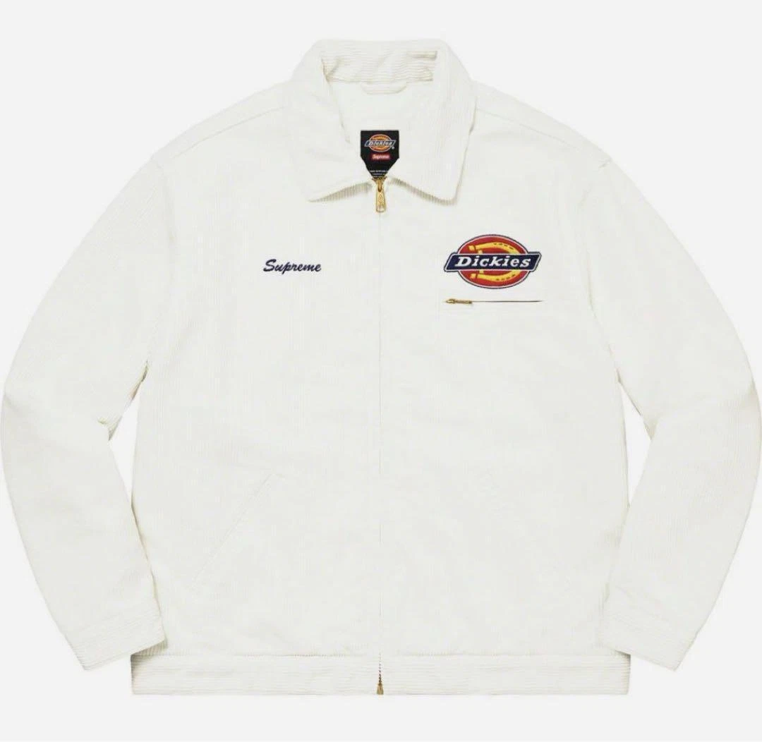 Veste de travail velours côtelé Supreme®/Dickies®   Blanc (taille XL) du Japon Occasion