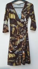 Marks And Spencer Ladies 3/4 Sleeved Jersey Wrap Dress Size 6P BNWT 