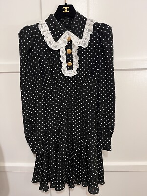 alessandra rich black polka dot dress Black Long Prom Dresses,Strapless Mermaid Evening Dresses,Sparkle Tigh –  Simplepromdress main image 0