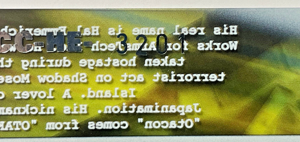 L GEAR SOLID Trading Card #75 GOLDEN 【公式通販】