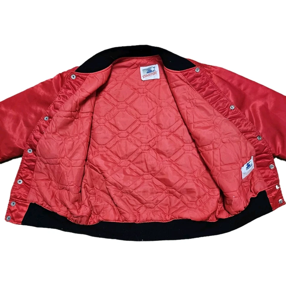 Chaqueta De Colección Años 90 Georgia Bulldogs Starter Talla M Hecha en EE. UU. Foto 3 de 4