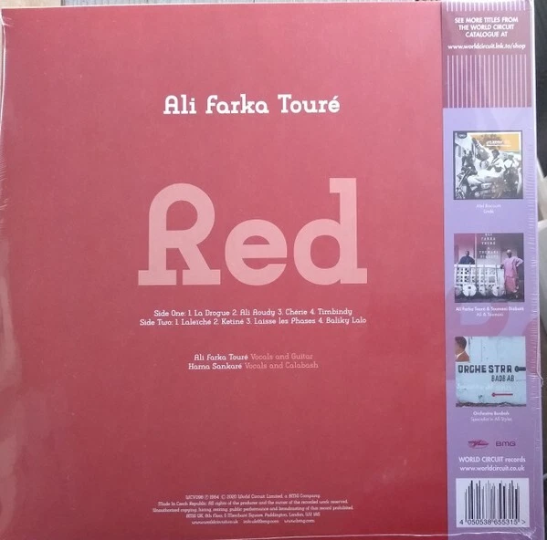 LP / VINYL  ALI FAKRA TOURE - RED - Bild 2 von 4