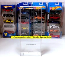 Guardtek 5 Pack Display Case Fits Hot Wheels Five Pack Box Set 5 pcs 