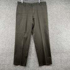 Dockers Men's Pants Size 36 X 32 Brown Mid Rise Straight Leg Pleated