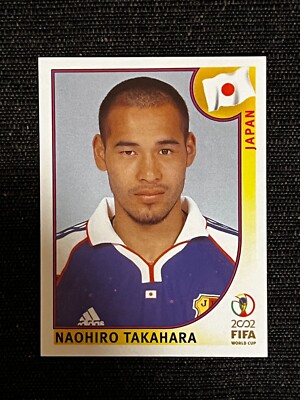 AUFKLEBER PANINI WM JAPAN KOREA 2002 NAOHIRO TAKAHARA JAPAN # 547 NEUWERTIG