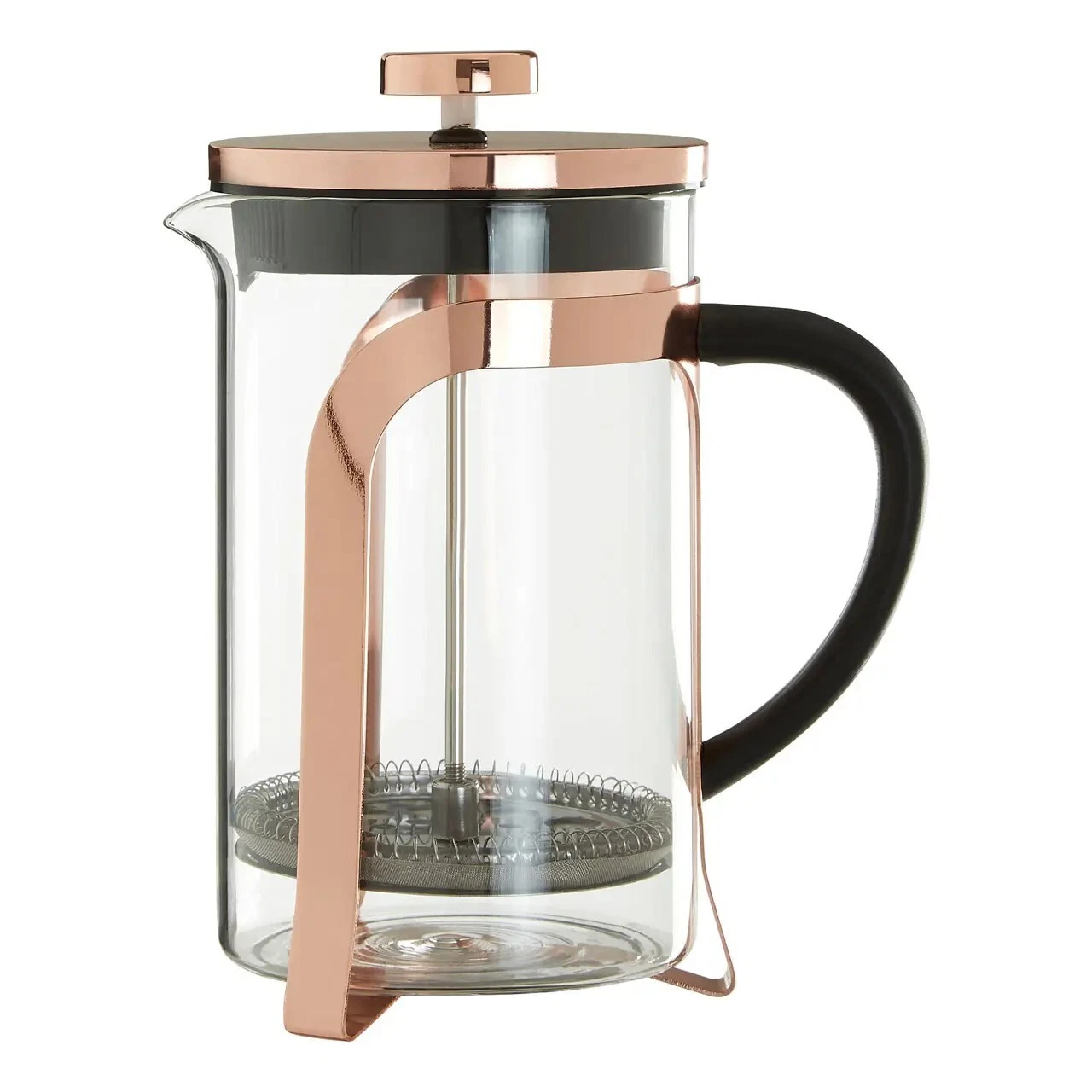 800ml Glass Cafetiere French Press Coffee Maker Heatproof Borosilicate 6 Cup Pot