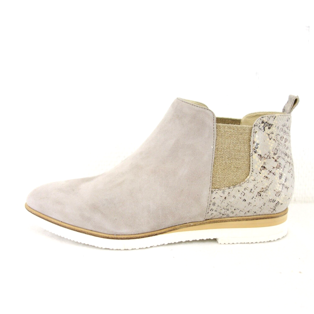 Stiefeletten Beige BRUNO PREMI Schuhe Damen Chelsea Boots Stiefel