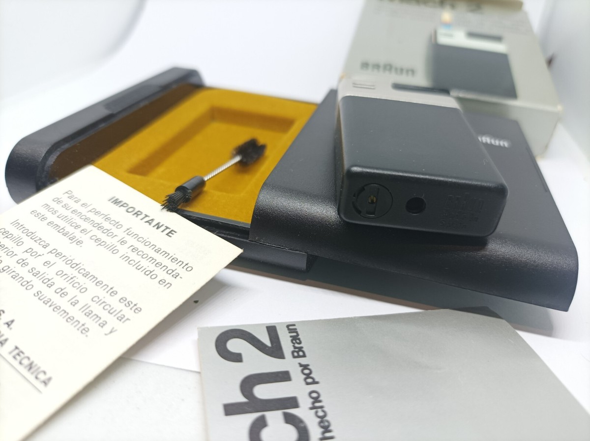 Vintage Braun Mach 2 Lighter, Dieter Rams, 1970