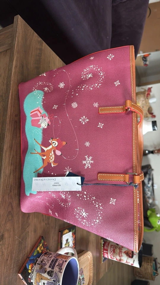 Bolso de Cuero Dooney and Bourke Disney Navidad Vacaciones Nuevo con Etiquetas Foto 3 de 4