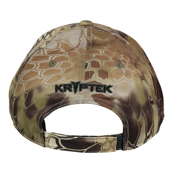 Kryptek Camo HIGHLANDER Brown pattern Tactical Shooting Hunting Hat w/ Logos - Image 2 of 2