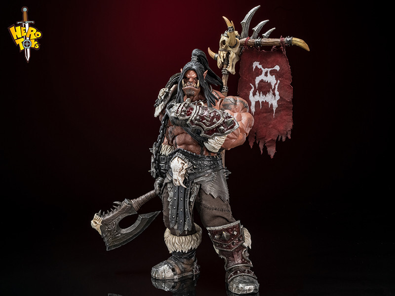 HERO TOYS WOW Grommash Hellscream 1/10 Scale Action Figure Model
