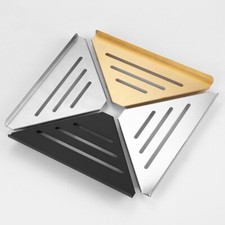 Wall Mount Stainless Steel Corner Shower Caddy Bathroom Organizer Storage Shelf