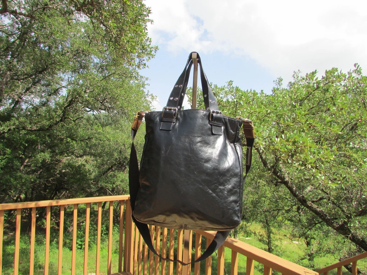 The Large Leather Tote Bag in Black - Marc Jacobs