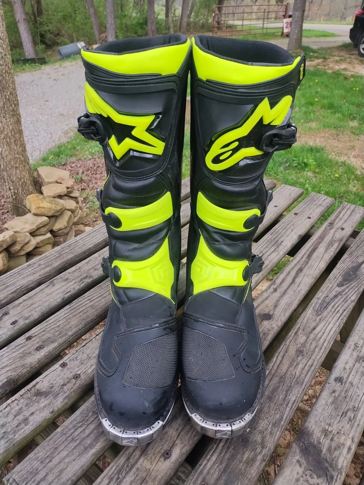 Botas de motocross Alpinestars Tech 1 adulto MX ATV todoterreno moto equipo de equitación Foto 2 de 4