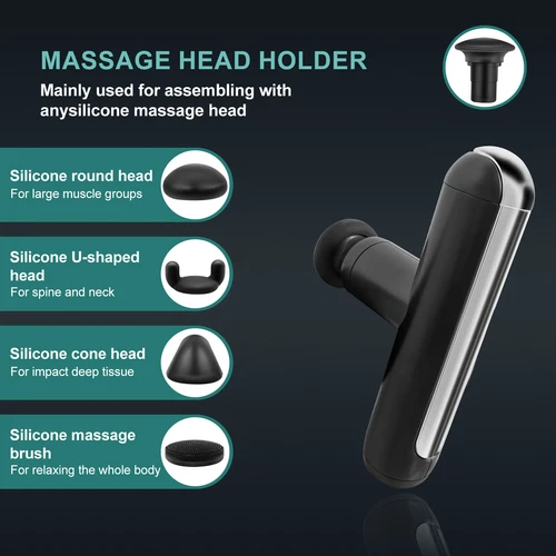 6 Head Massage Gun Deep Tissue Percussion Massager for Muscle Vibrating Relax - Picture 24 of 38