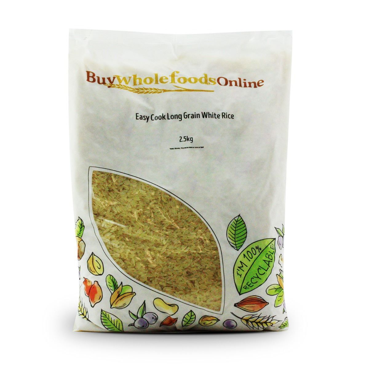 Easy Cook Long Grain White Rice 2.5kg | BWFO | Free UK Mainland P&P