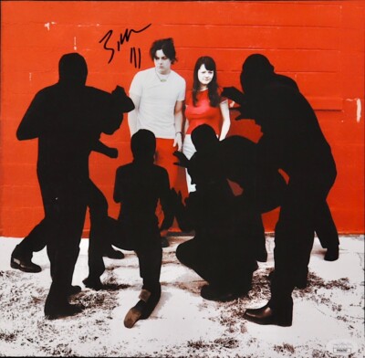 JACK WHITE Signed Vinyl Record JSA COA THE WHITE STRIPES WHITE