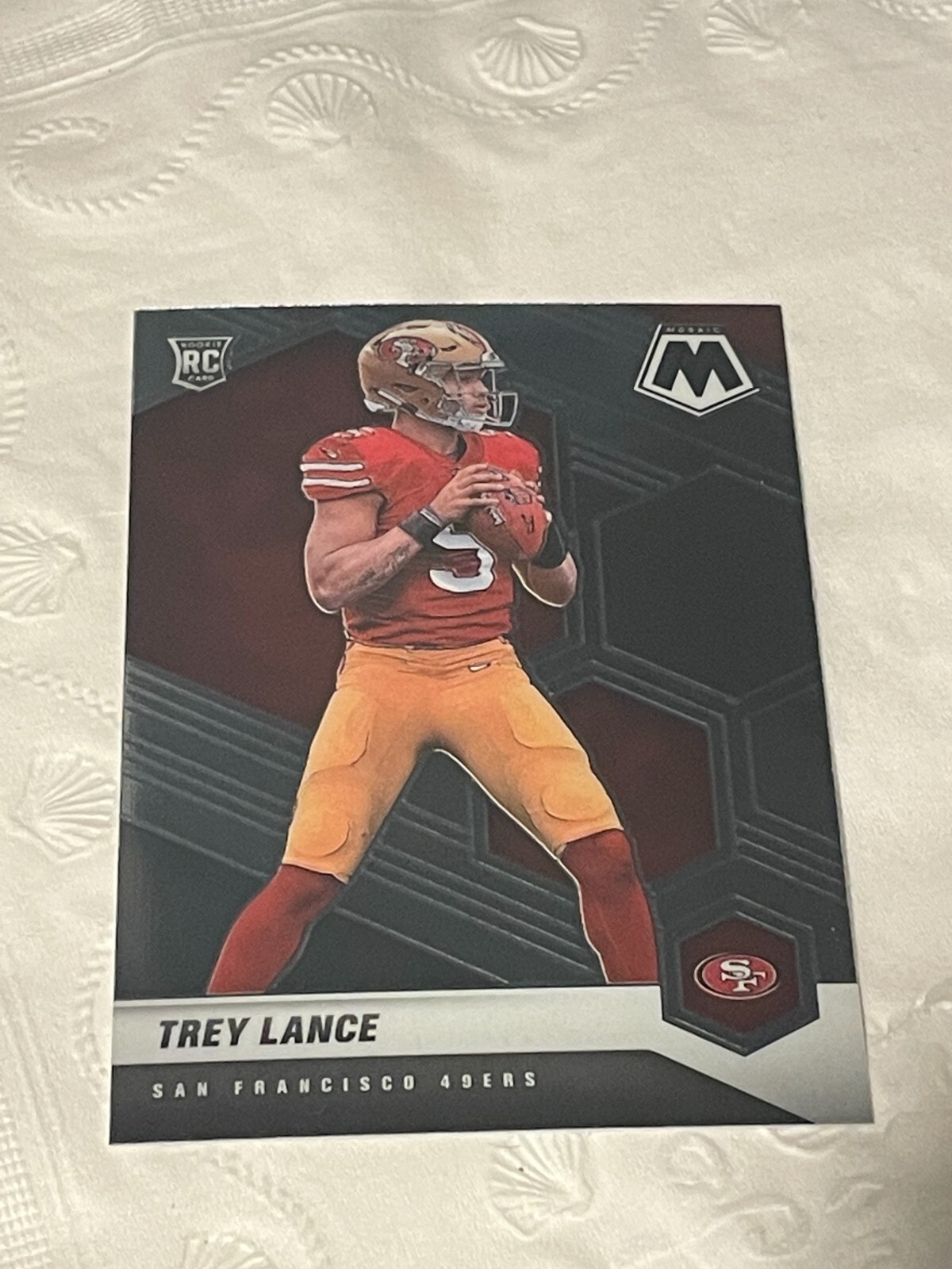 2021 Panini Mosaic Trey Lance Base RC Rookie #303 San Francisco 49ers