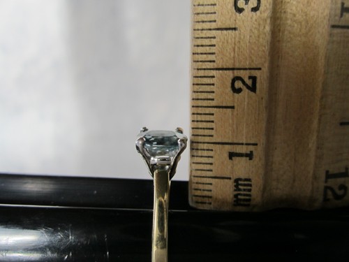 VINTAGE RING KOMPLETT GEPUNZT 18K MASSIV GOLD & PLATIN ECHT NATÜRLICHER SAPHIR - Bild 13 von 15