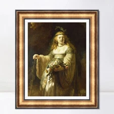 Framed Canvas Art Giclee Print Series#027 by Rembrandt Harmenszoon van Rijn