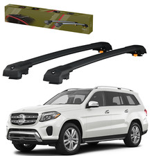 Roof Rack Crossbars Lockable Aluminum For Mercedes GL 2007-2012 Pair 220 lb