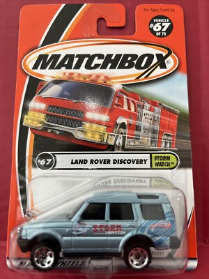 Matchbox Land Rover Discovery #67 (light blue)  Storm Watch Series 2001