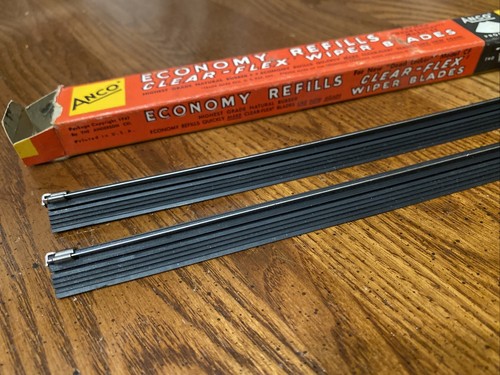 NOS Pair Of 2 1940’s / 1950’s Anco 9” Wiper Blades Clear-Flex Economy Refills - Picture 20 of 24