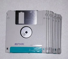 12 3 1/2" Floppy Disk Used