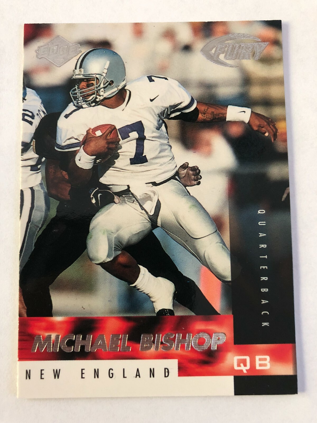 1999 Collector's Edge Fury Michael Bishop #154 Rookie RC New England Patriots