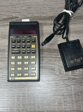 CALCULATOR Vintage Hewlett-Packard HP 37E Working. Charger For parts  Read  .
