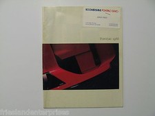 Pontiac 1986 All type - A 55 page manual showing all models, options, specs.