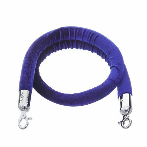 TOP QUALITY QUEUE BARRIER ROPE TWISTED OR VELVET 1.5m LONG FOR BARRIER POSTS - Picture 12 of 16