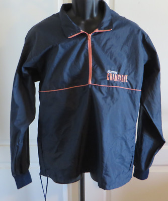 Vtg Norton Champagne Turfer Windbreaker Jacket Made in USA Pullover Zip Size MED