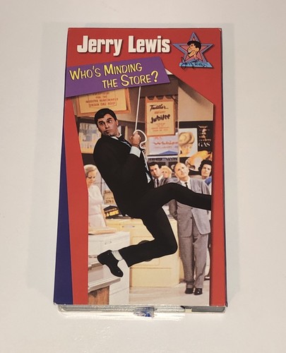 Jerry Lewis Who's Minding The Store (VHS 2000) Jill St John Ray Walston Comedy - 第 1/3 張圖片