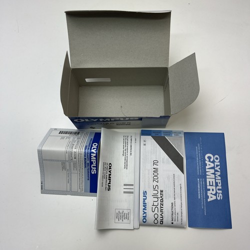 Olympus Infinity Stylus Zoom 70 Quartz Date Point & Shoot Film Camera *Box Only* - Picture 2 of 6