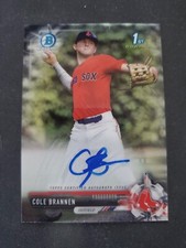 Cole Brannen 2017 Bowman Chrome Autograph