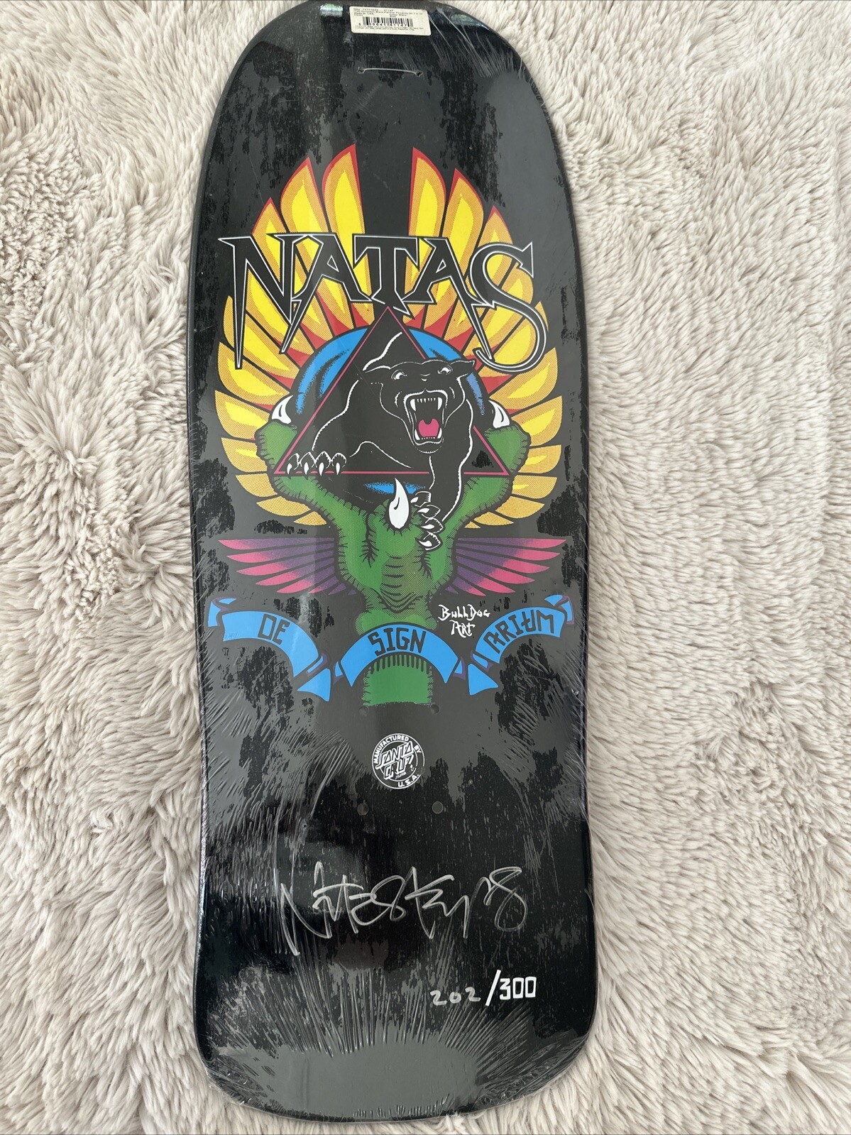 Santa Cruz Godzilla Mecha Hand Skate Deck - 8.0