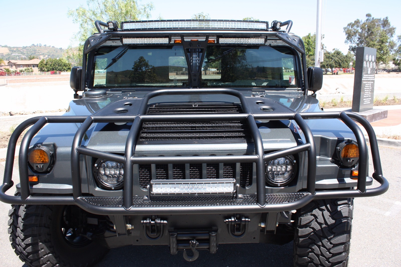 Hummercore Hummer H1 Brush Guard Humvee Brush Guard DRing Free Shipping eBay