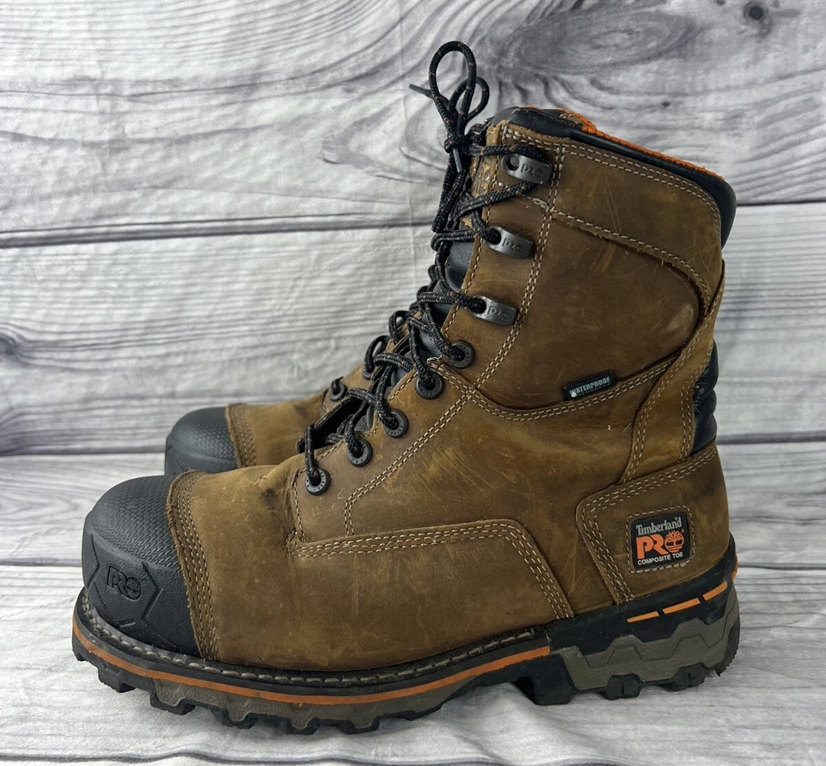 Timberland Pro 260 Boondock Work Boots Men s 9.5W Composite Toe Waterproof 8