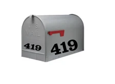 SET OF 3 Custom Mailbox Numbers Vinyl Decals Stickers House Street Address