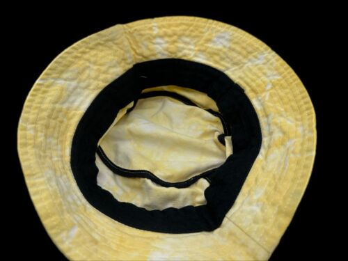 National Geographic Yellow Tie Dye Bucket Sun Hat Cl, Garden Hat, Hiking Hat New - Picture 7 of 7