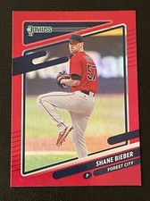 2021 Donruss SHANE BIEBER Holo Red City Variation SP 