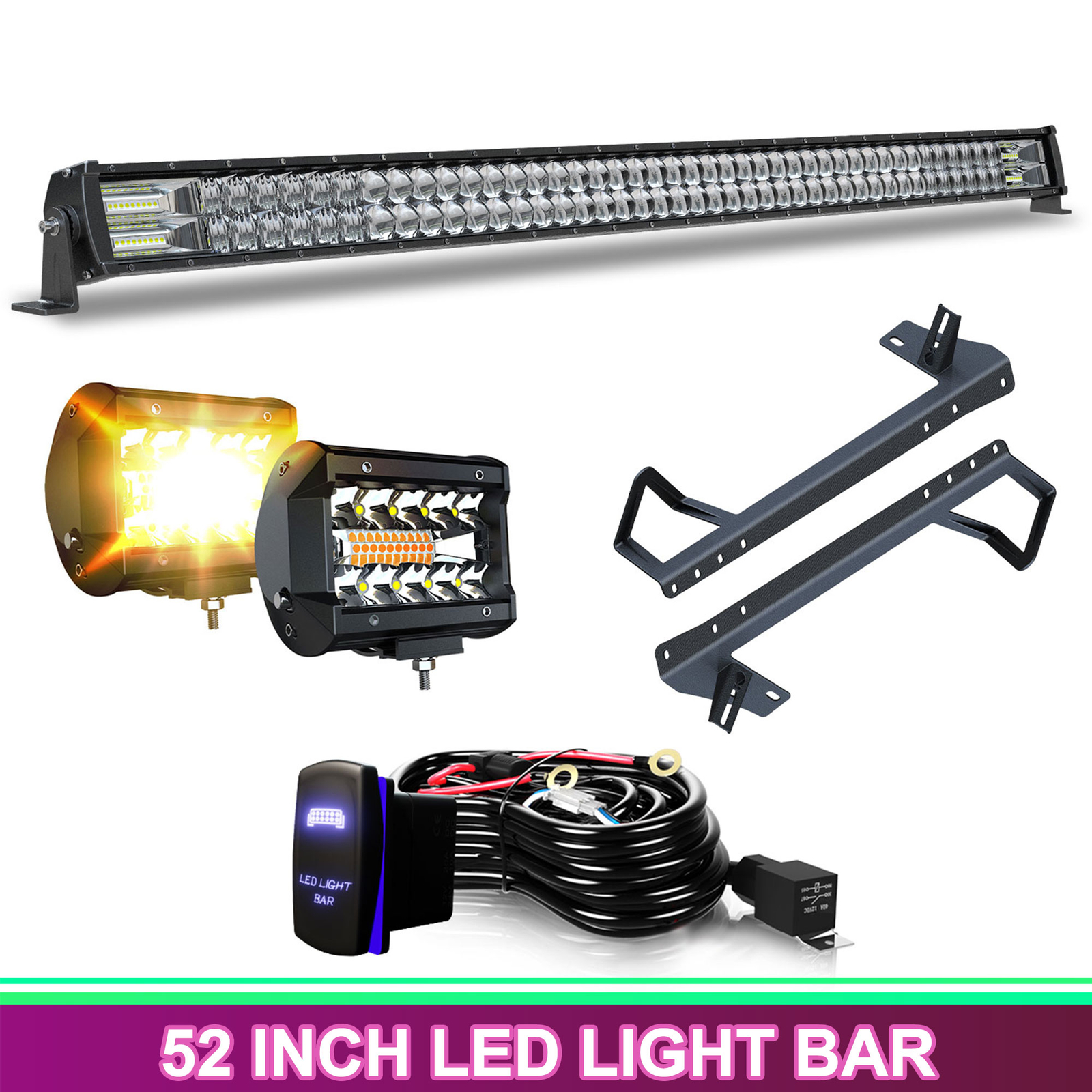 Soporte Led Doble Jeep Wrangler JK